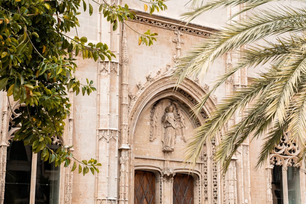 Gothic Church Entrance by Henrike Schenk — canvas wall art