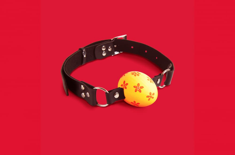 Kinky Egg Gag by Artem Pozdniakov — canvas wall art