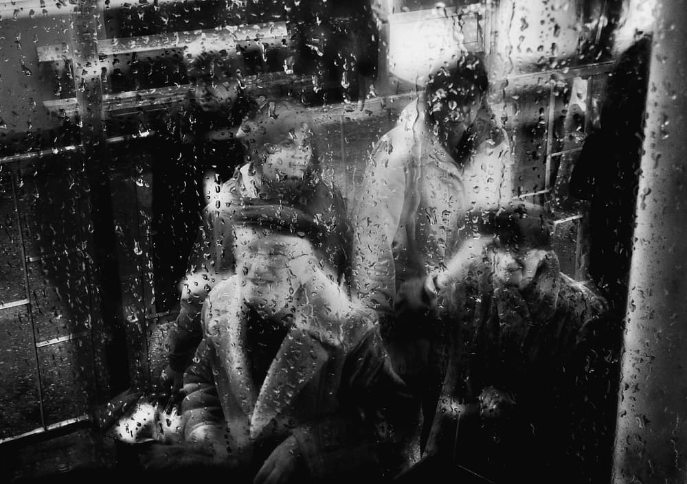Through A Rainy Window by Dalibor Davidovic — canvas wall art