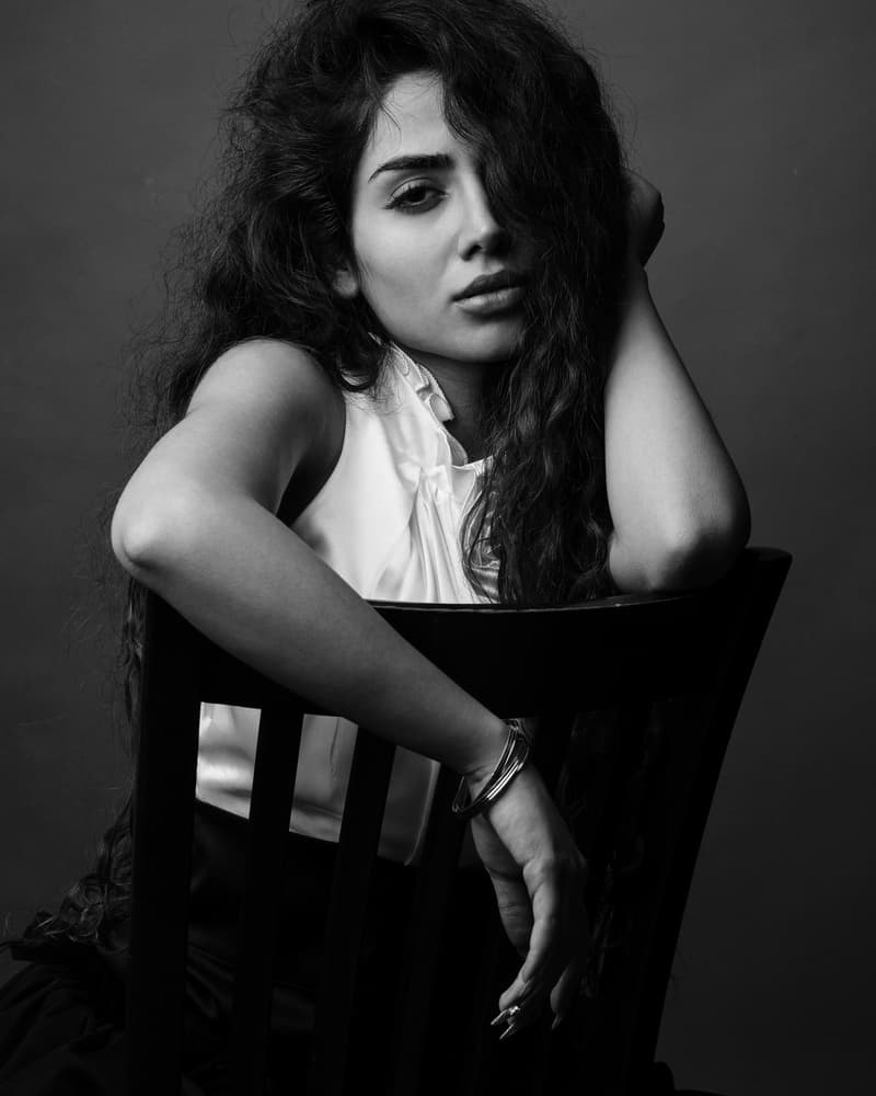 Mysterious Woman Portrait by Mehdi Mokhtari — canvas wall art