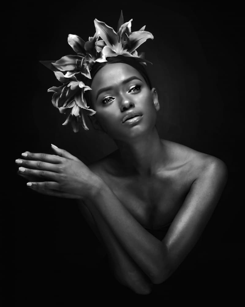 Serene Floral Beauty by JAYATU CHANDRA DAS — canvas wall art