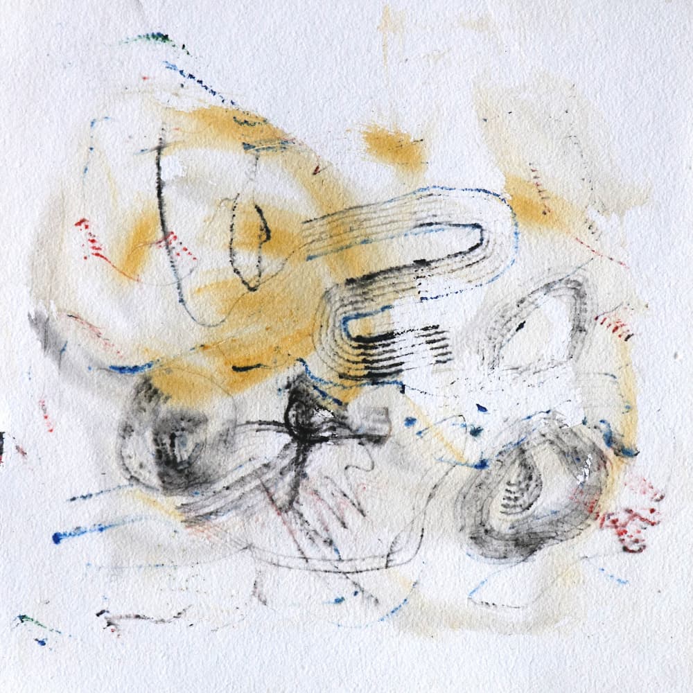 Modern Yellow Abstract by Santhosh ch — canvas wall art
