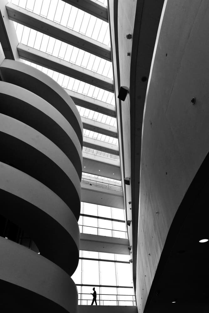 Modern Interior Silhouette by Jorge Pimenta — canvas wall art