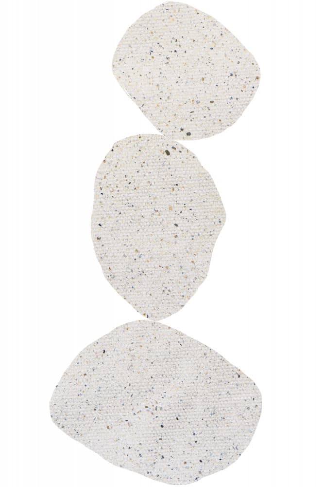 Stacked Stone Shapes by uplusmestudio — canvas wall art