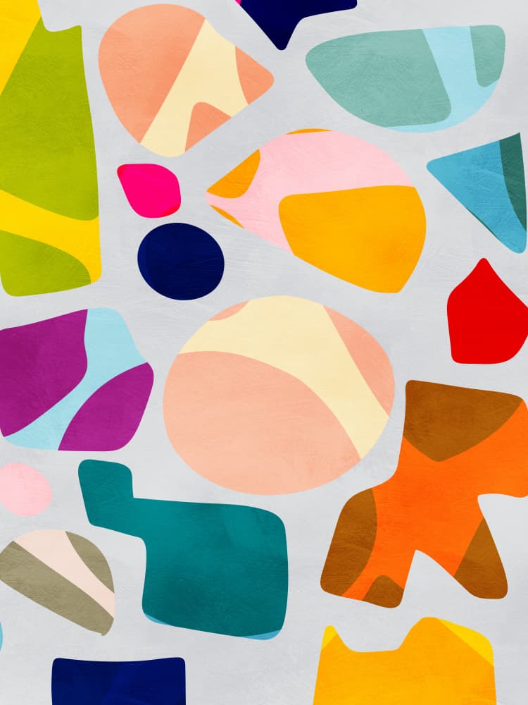 Summer cut outs by Ana Rut Bre — canvas wall art