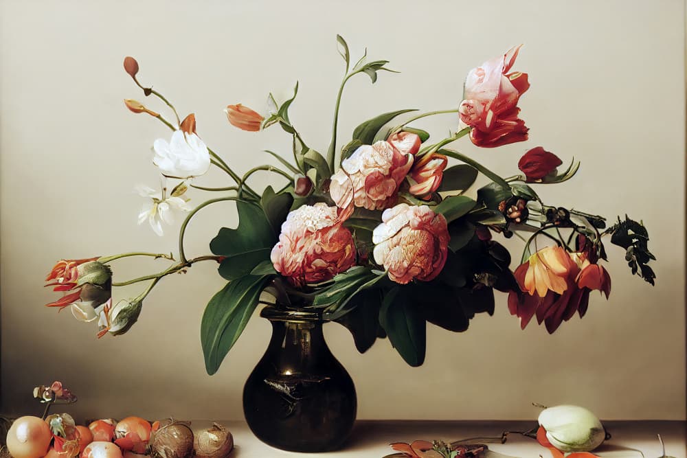 Blooming Stillness by Treechild — canvas wall art