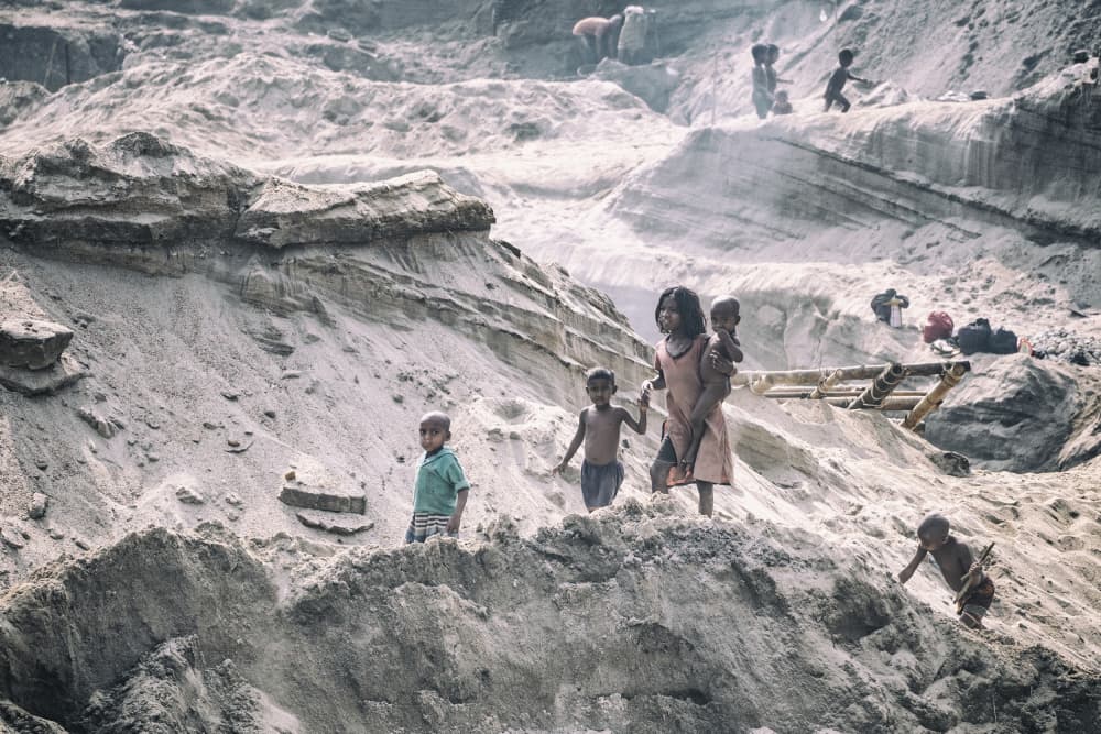 Children of the Sand by Marcel Rebro — canvas wall art