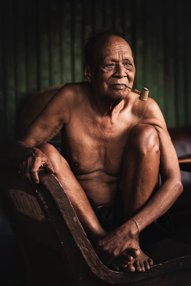 Thoughtful Man Portrait by Marco Tagliarino — canvas wall art