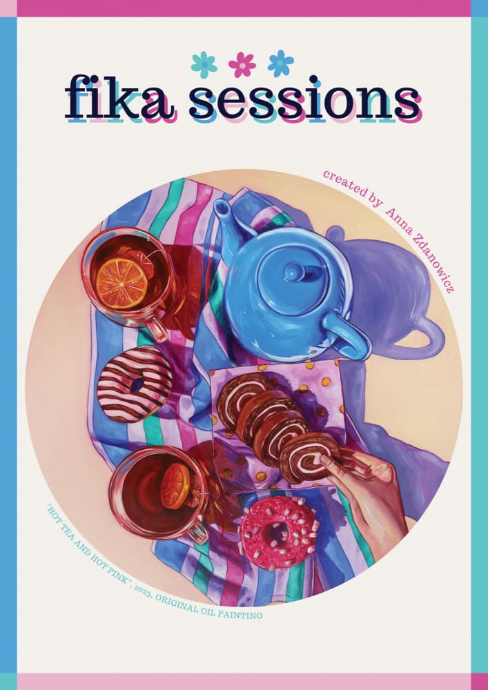 Vibrant Tea Party Treats by Anna Zdanowicz — canvas wall art