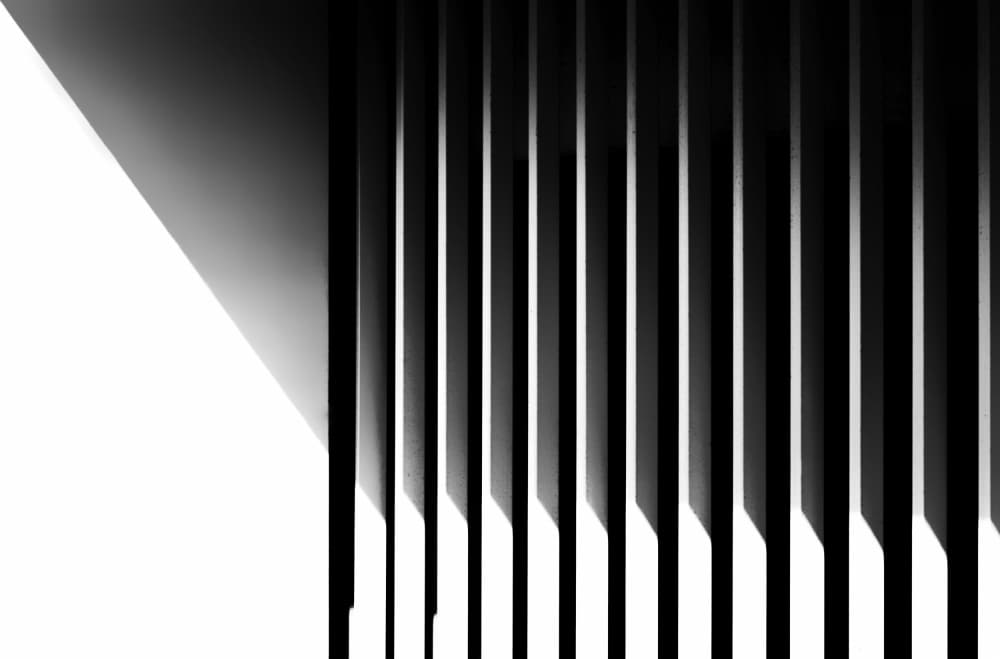 Modern Geometric Shadows by Jeroen van de Wiel — canvas wall art