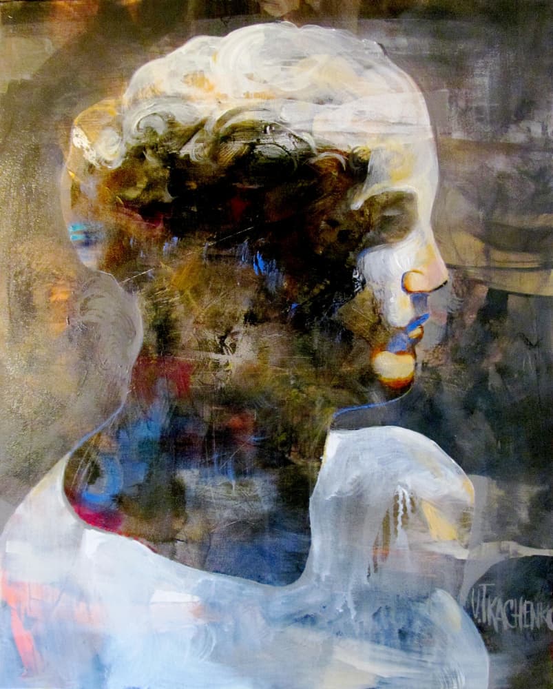 Abstract Classical Profile by Victor Tkachenko — canvas wall art