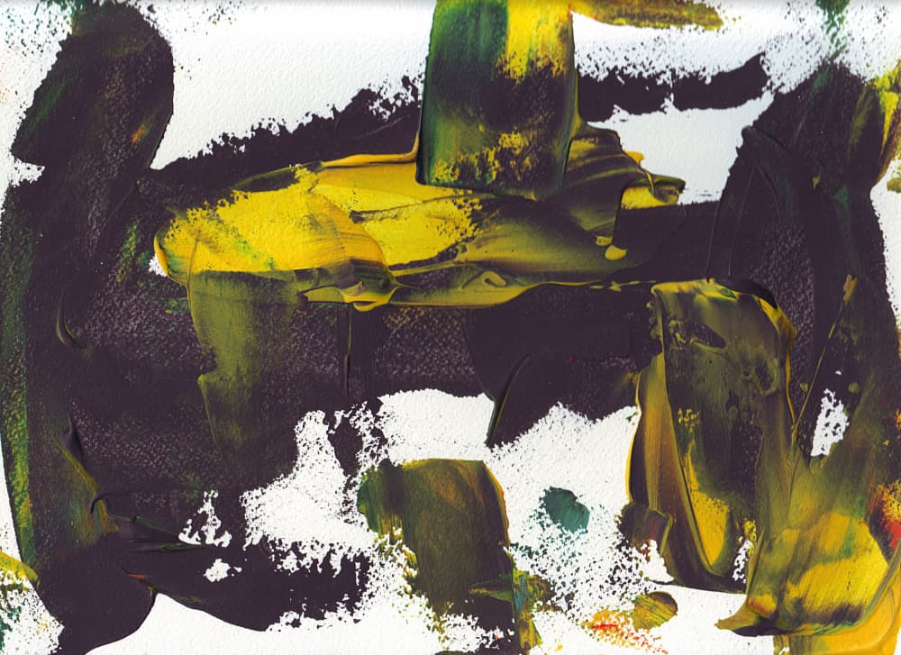 Bold Abstract Yellow by Rafal Kulik — canvas wall art