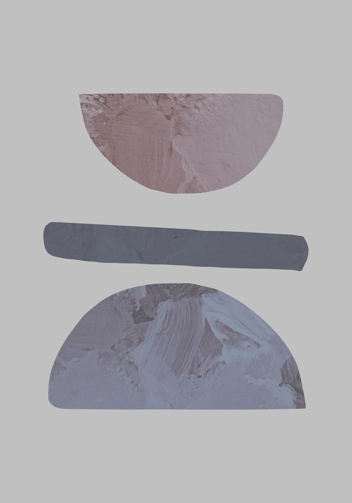 Muted Geometric Balance by Pictufy Studio — canvas wall art
