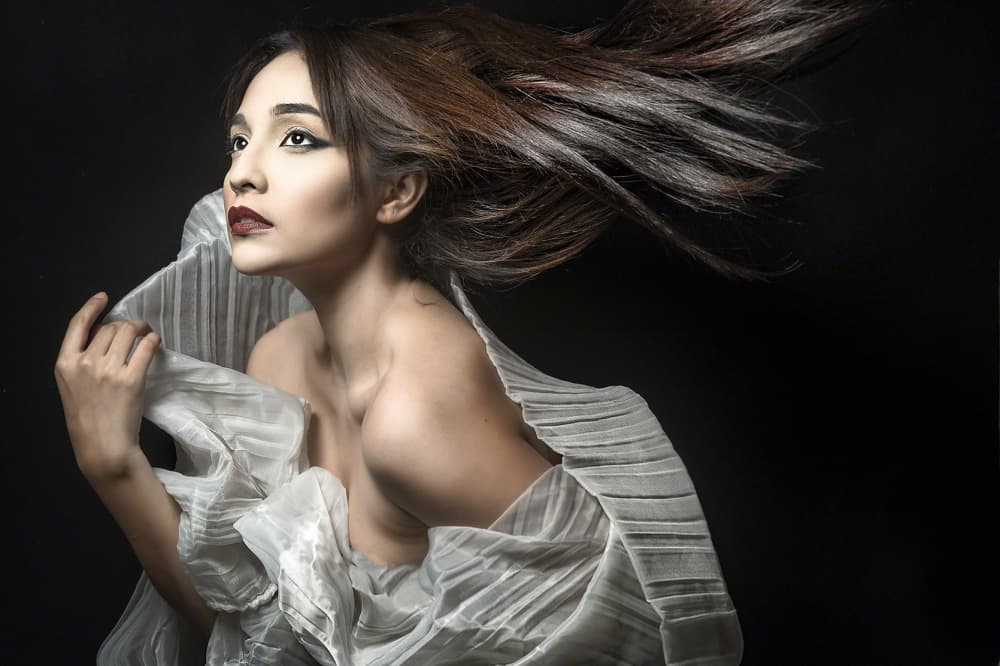 Graceful Flowing Hair by Tuchi Imperial — canvas wall art