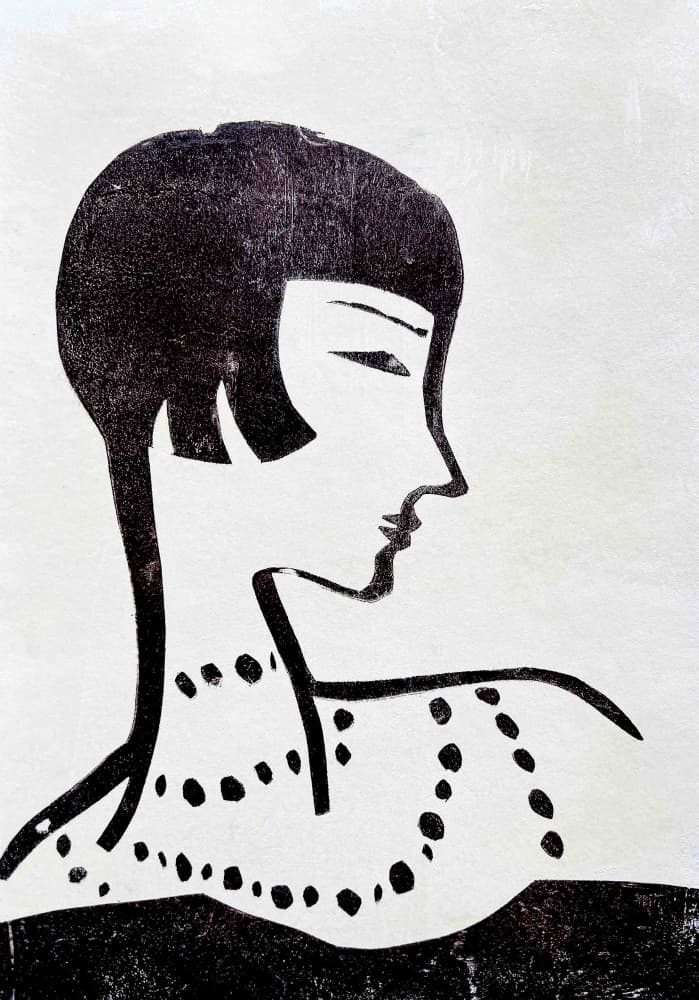 Coco Portrait by Christina Misuro — canvas wall art
