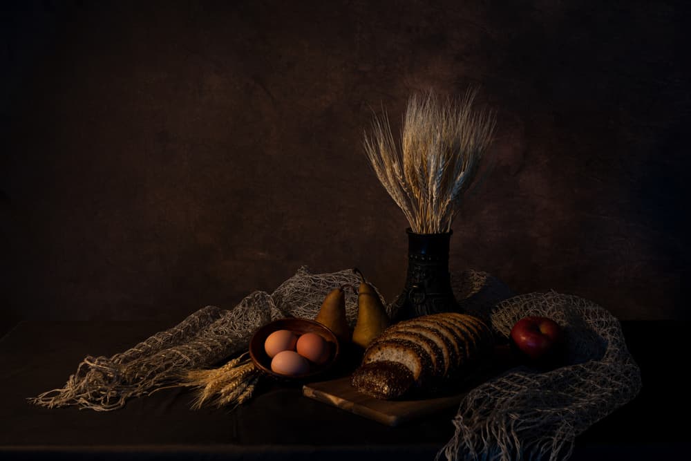Rustic Harvest Still Life by Wendy Xu — canvas wall art