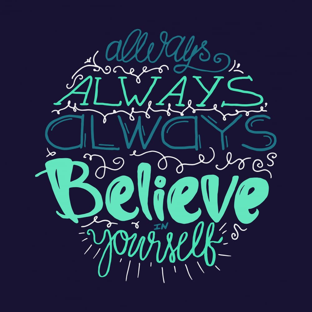 Always Believe In Yourself by Marika Barsrsind — canvas wall art