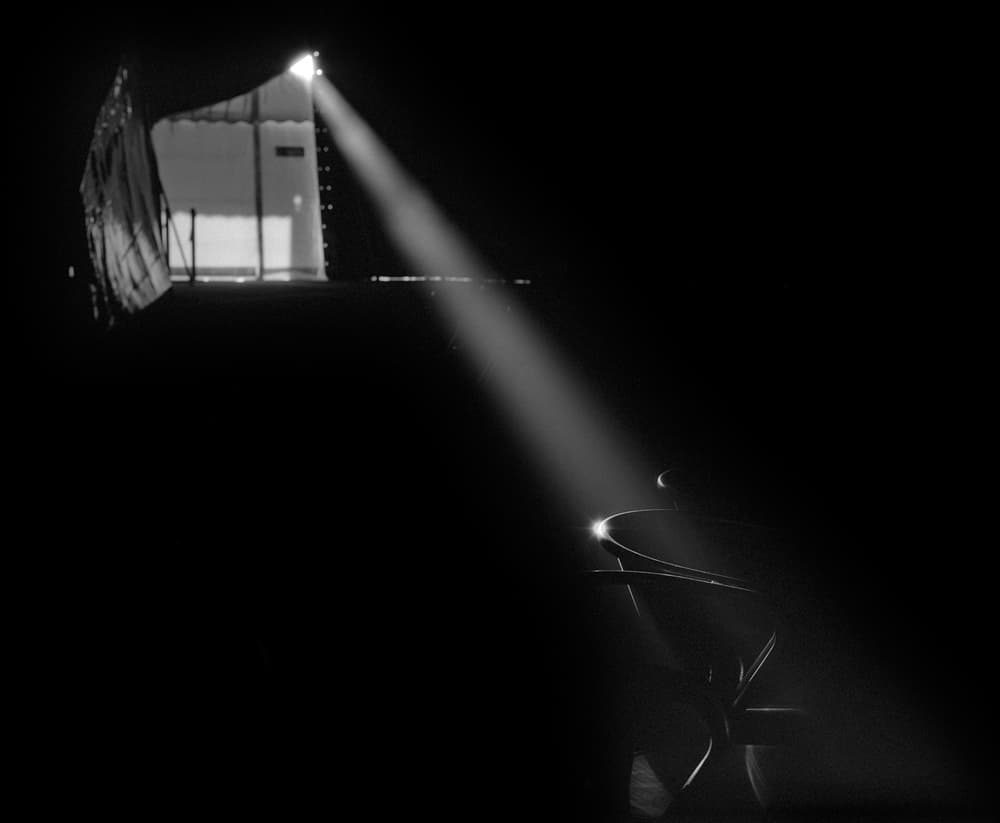 Dramatic Dark Spotlight by Nana Sousa Dias — canvas wall art