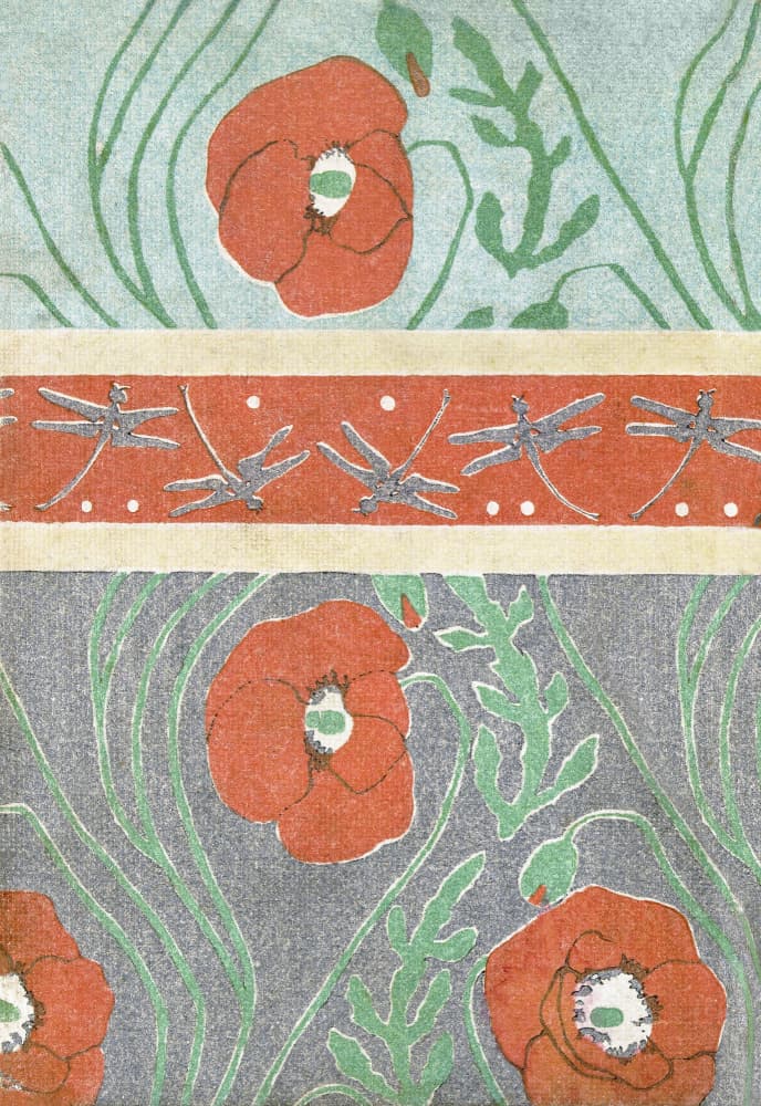 Poppies (1908) by Goyo Hashiguchi — canvas wall art