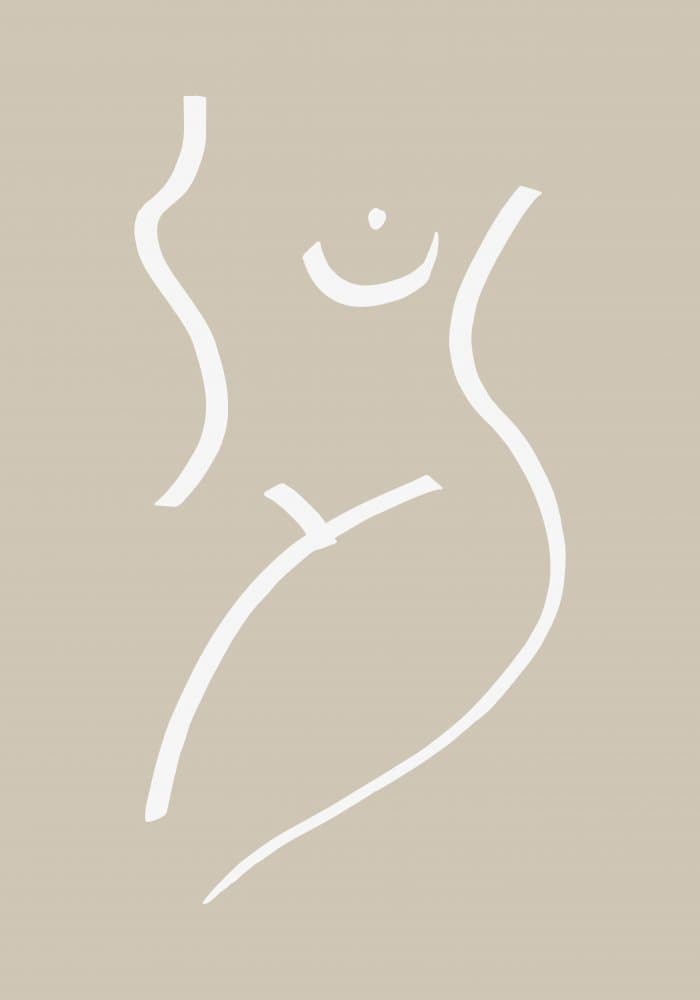 Feminine Line Art by Pictufy Studio — canvas wall art