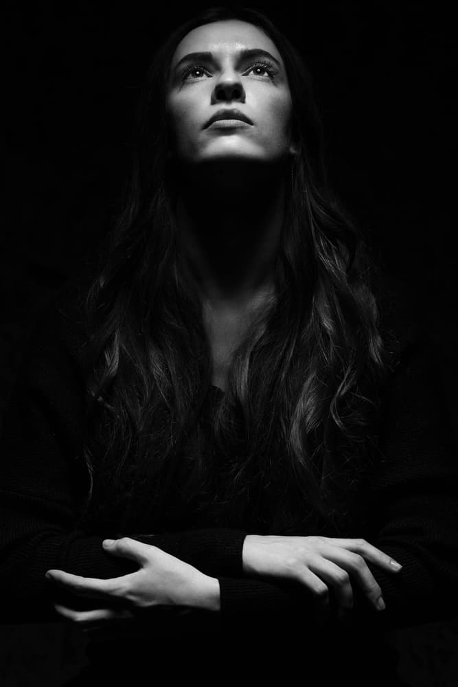 Dramatic Upward Gaze by Athos K. Florides — canvas wall art
