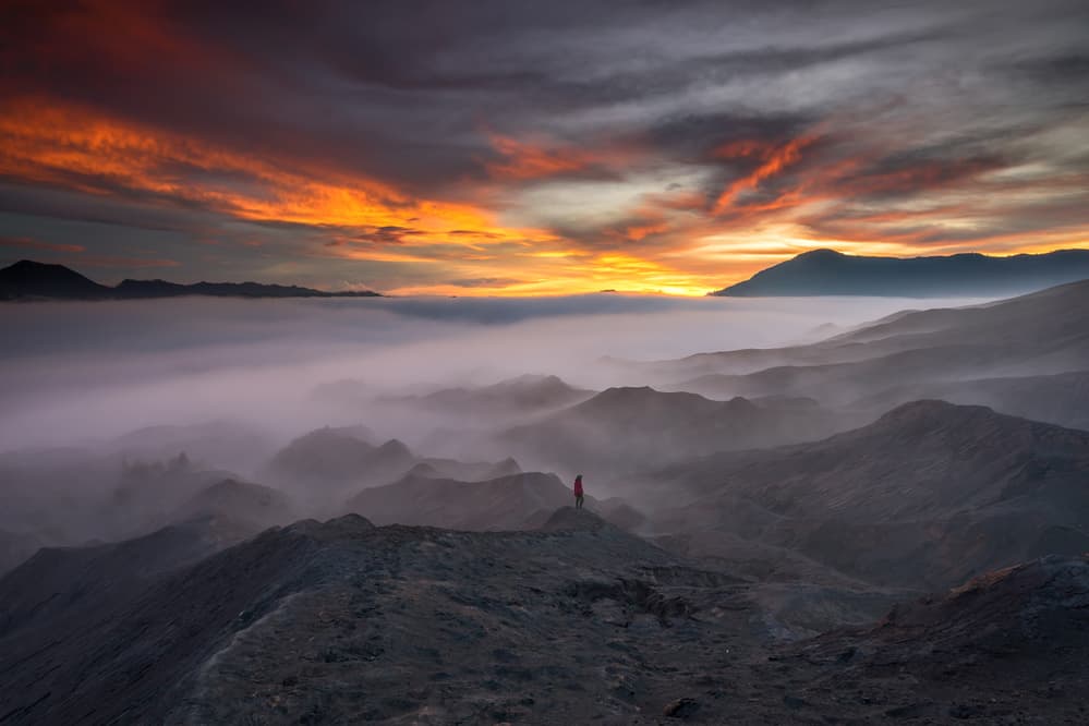 Sunrise Above Misty Mountains by Gunarto Song — canvas wall art