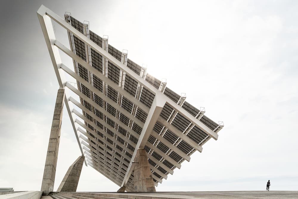 Modern Solar Architecture by Roland Weber — canvas wall art
