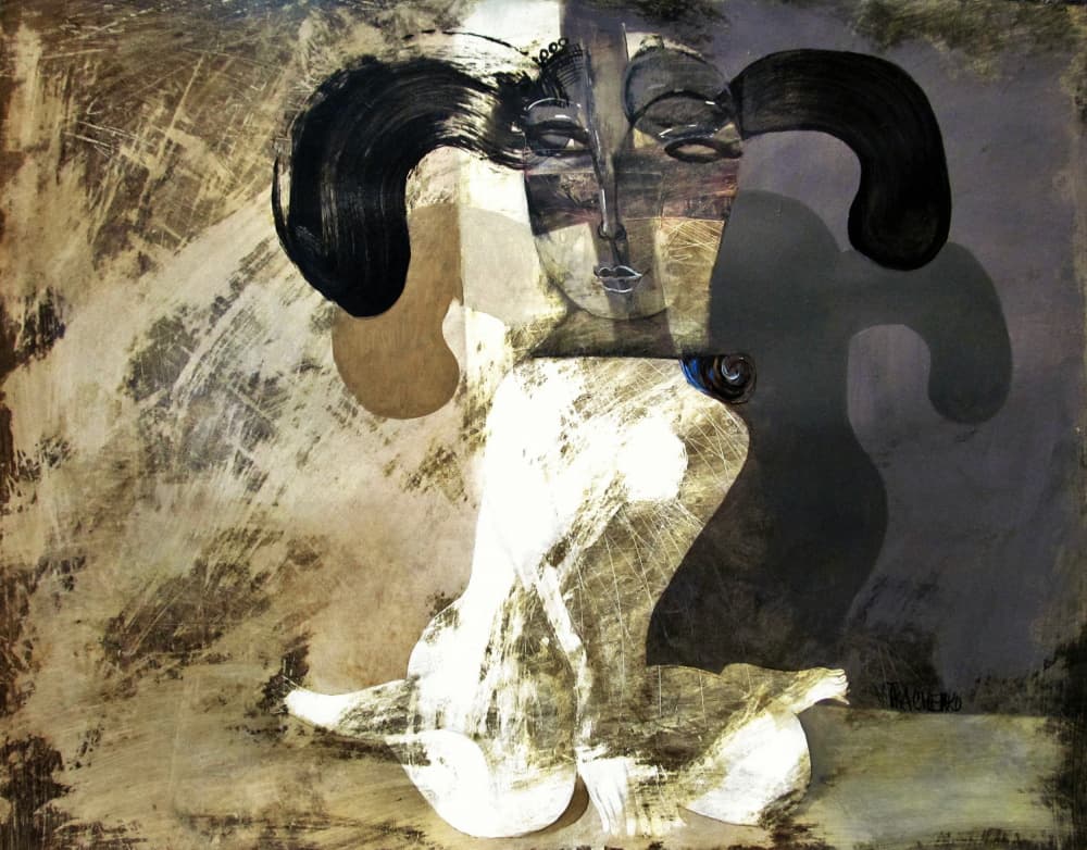 Stylized Female Form by Victor Tkachenko — canvas wall art