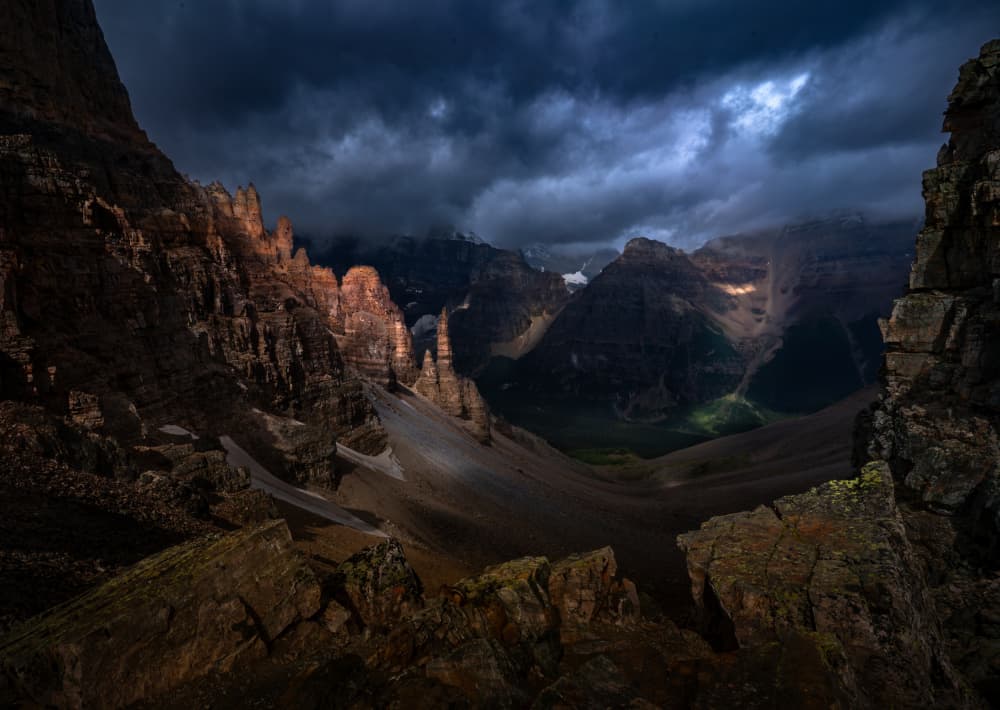 Stormy Mountain Majesty by Bing Li — canvas wall art