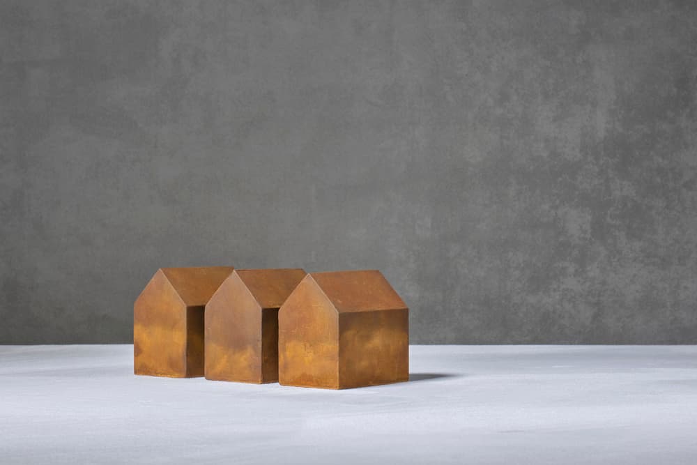 Rusted houses by Christophe Verot — canvas wall art