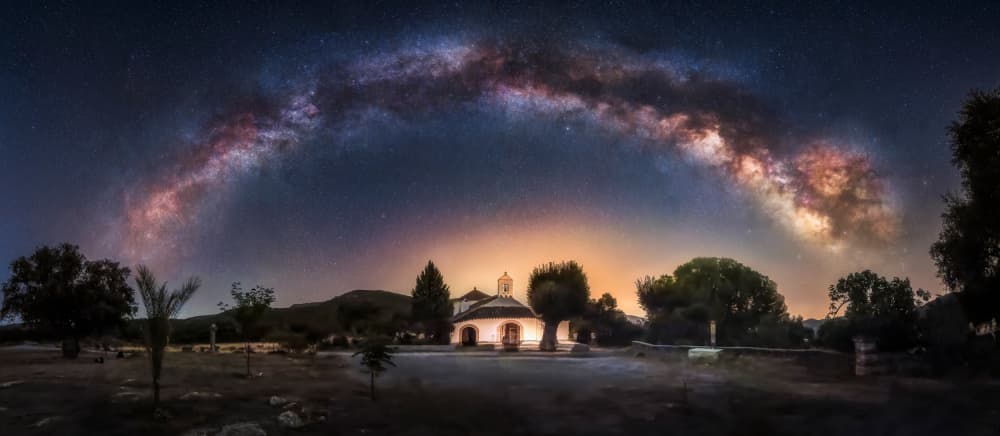 Celestial Arch Chapel by Juan Luis Seco — canvas wall art