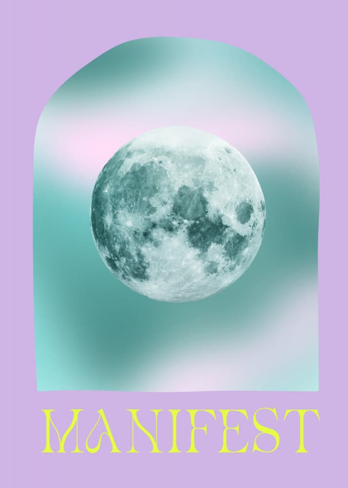 Manifesting Moon Glow by Talitha McQueen — canvas wall art