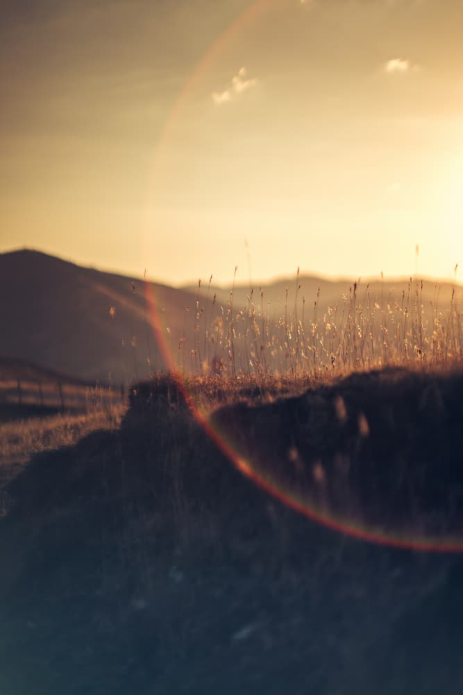 Golden Hour Mountains by Javier Pardina — canvas wall art