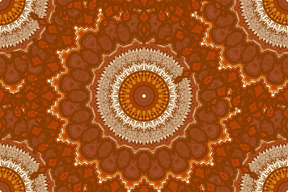 Bohemian Tribal Mandala by Marika Barsrsind — canvas wall art