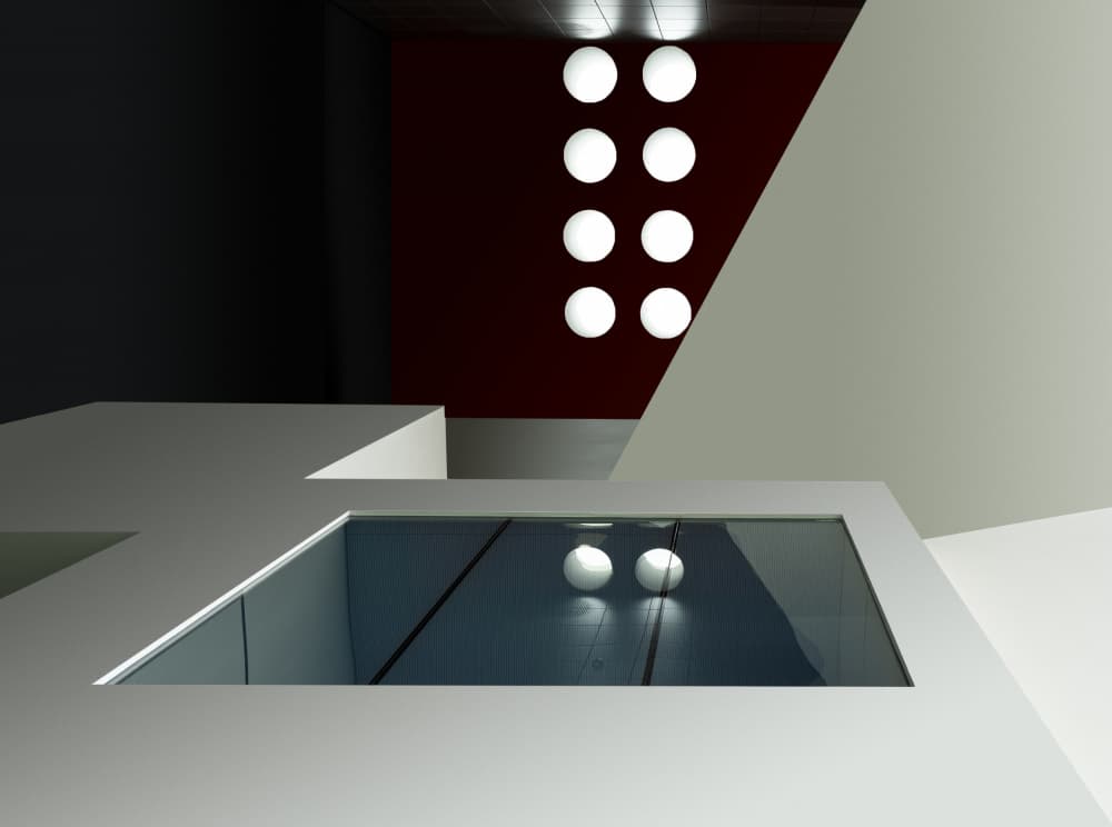 Modern Geometric Interior by Greetje van Son — canvas wall art