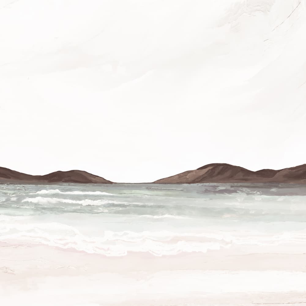 Serene Coastal Landscape by Josie George — canvas wall art