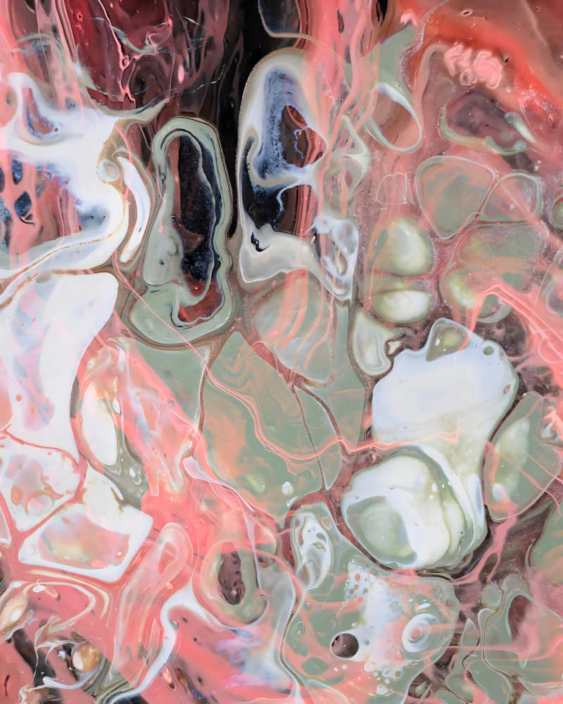 Organic Fluid Swirls by Uma Gokhale — canvas wall art