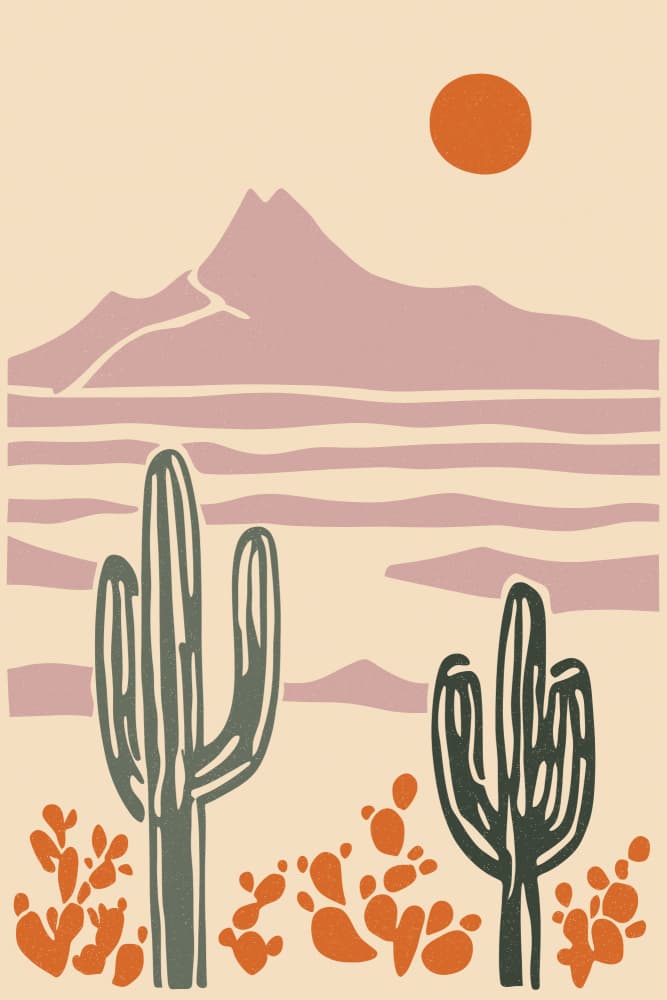 Desertheatno02 by Treechild — canvas wall art