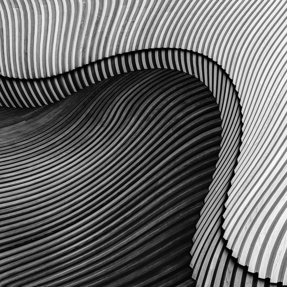 Wavy Wood Pattern by Luc Vangindertael (laGrange) — canvas wall art