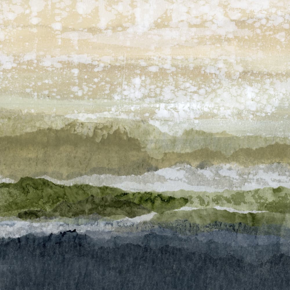 Serene Mountain Layers by Lara Eckerman — canvas wall art
