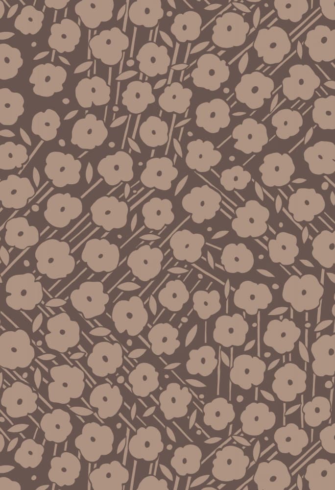 Scattered Floral Pattern by Maria Galybina — canvas wall art