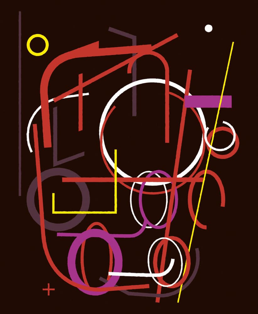 Dynamic Geometric Shapes by Rafa Mateo — canvas wall art