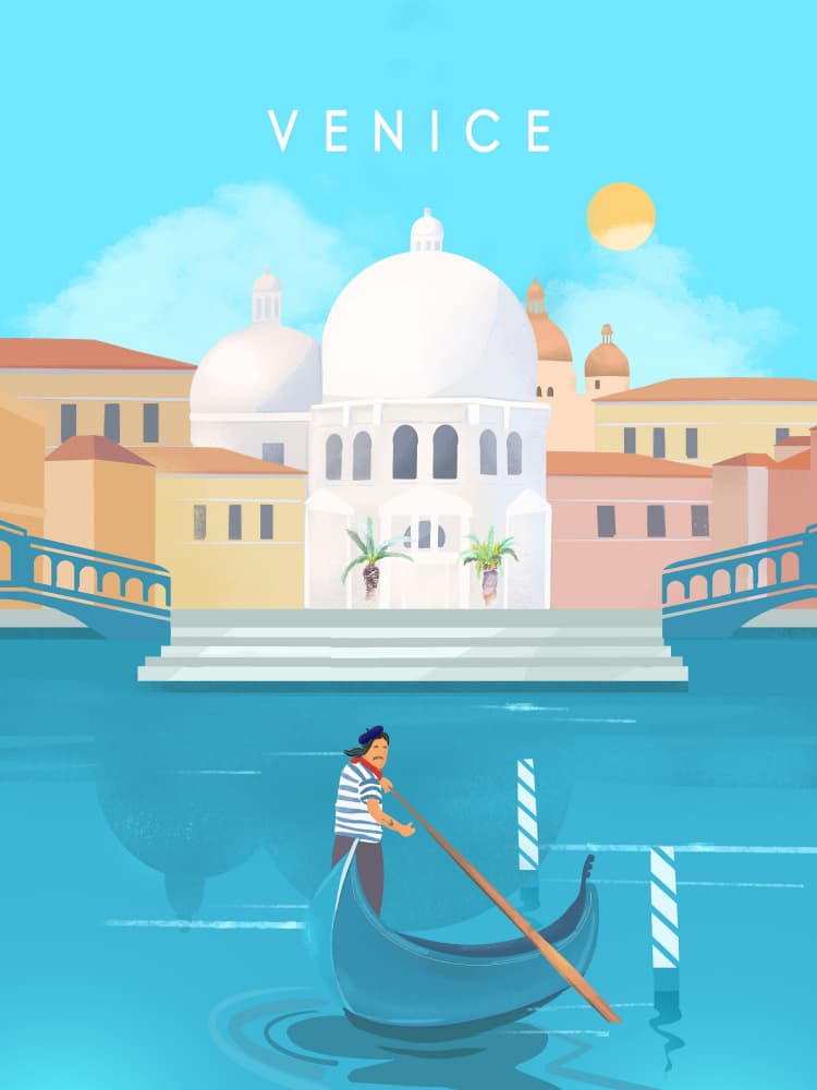 Venice by Petra Lizde — canvas wall art