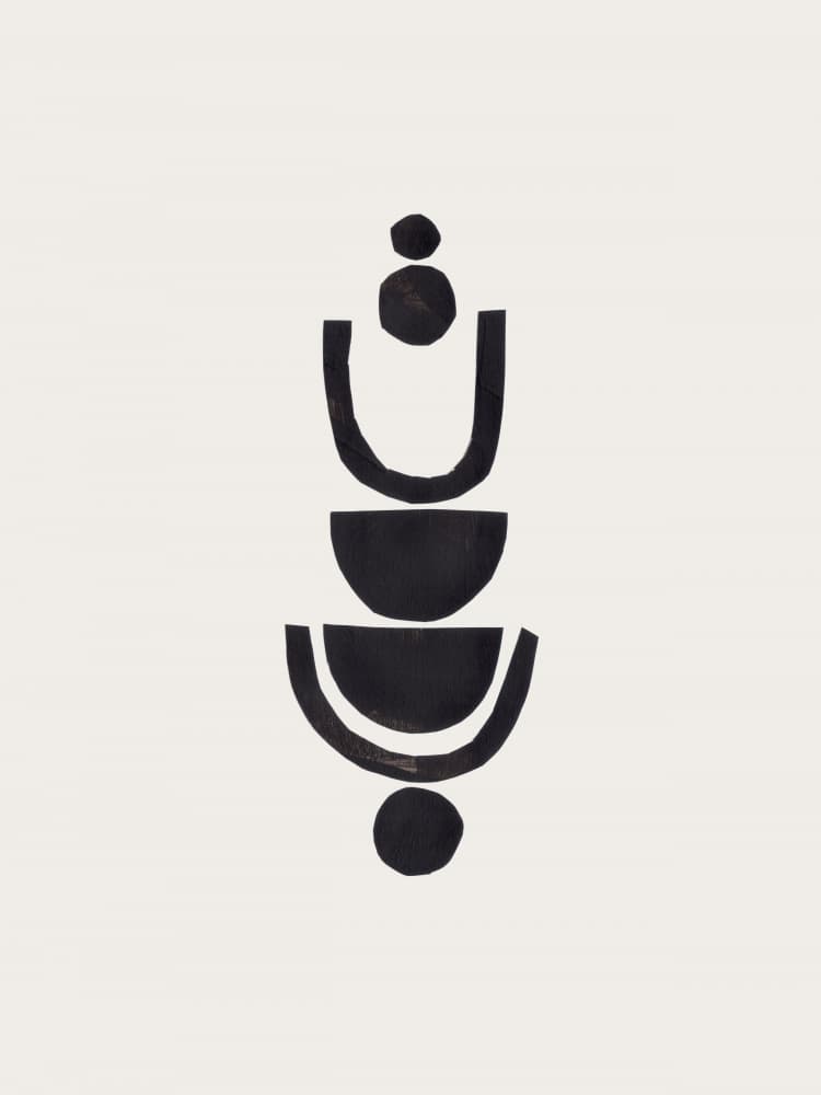 Balanced Geometric Shapes by Ejaaz Haniff — canvas wall art