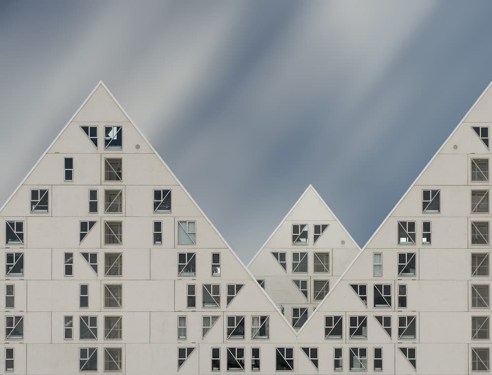Architectural Triangles by Gerard Jonkman — canvas wall art