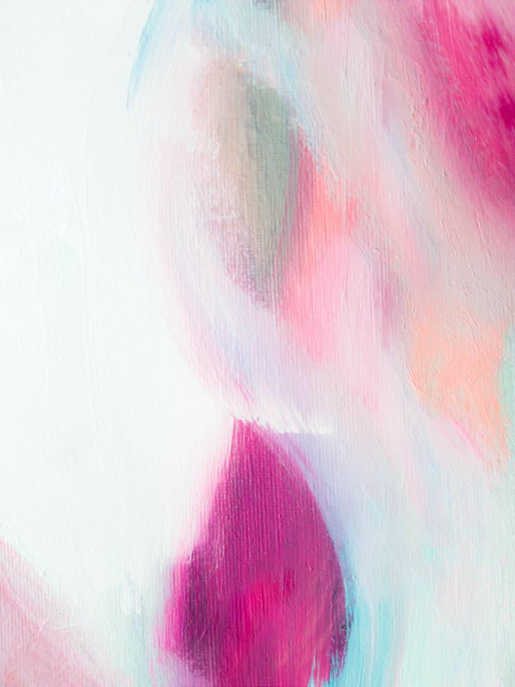 Soft Pastel Abstraction by Ejaaz Haniff — canvas wall art
