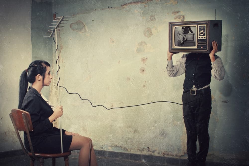 Surreal Media Connection by Jay Satriani — canvas wall art