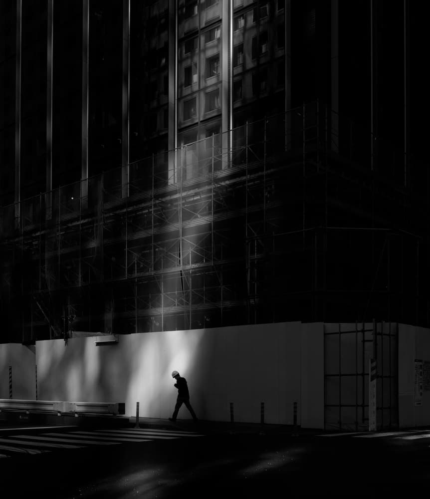 Hard Hat Urban Walk by Yasuhiro Takachi — canvas wall art