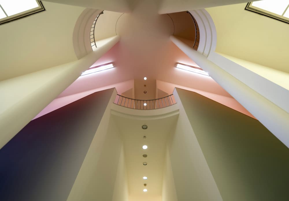 Elegant Modern Atrium by Marianne Wogeck — canvas wall art