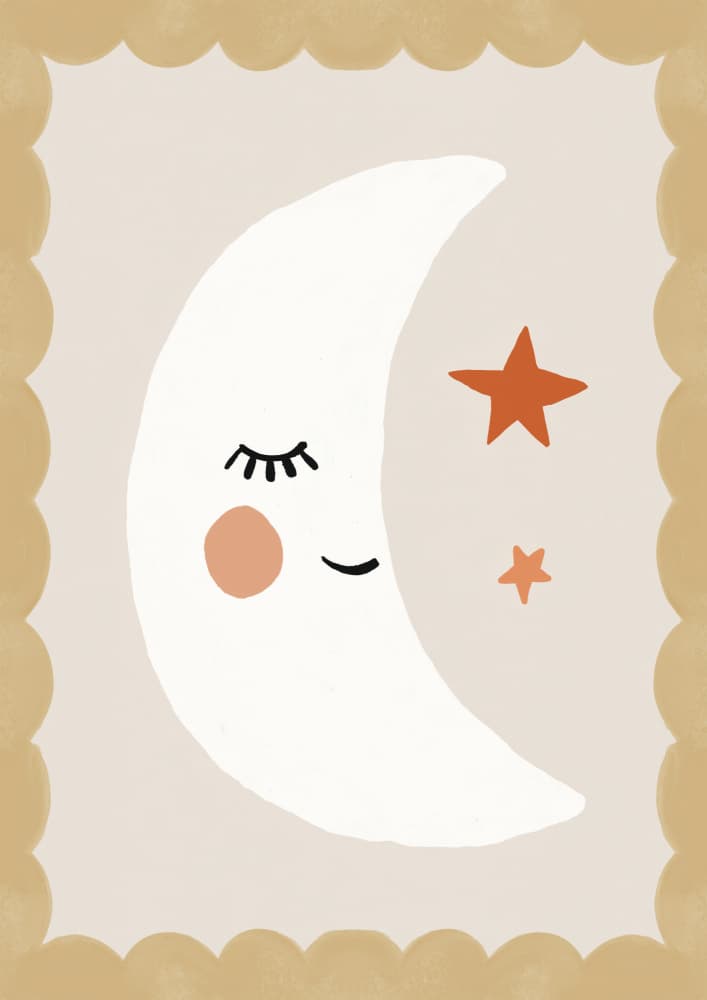 Happymoon by Treechild — canvas wall art